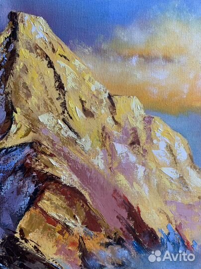 Картина маслом «гора» 50-40
