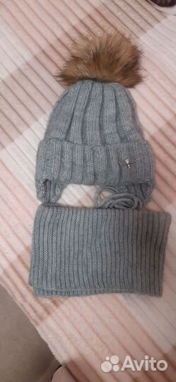 Шапка и снуд для девочки