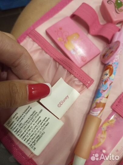 Пенал с наполнением для девочки новый