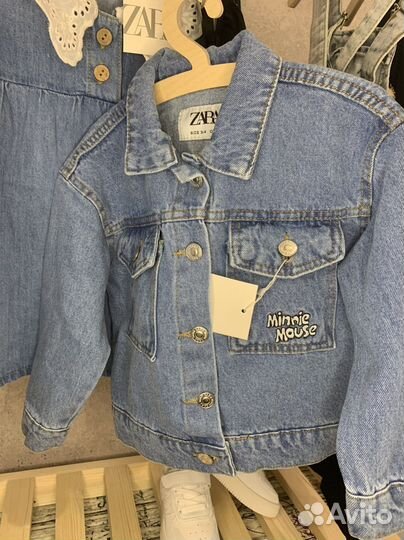 Джинсовая куртка для девочки