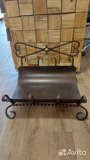 Дровница узорная с поддоном