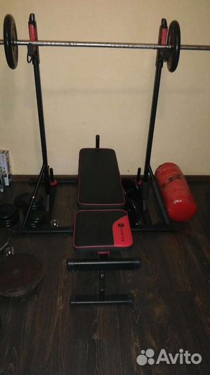 Скамья для жима со стойками