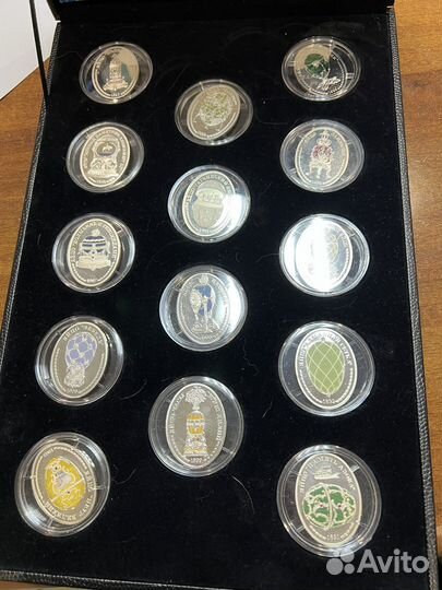 Монеты коллекционые «яйца Фаберже»