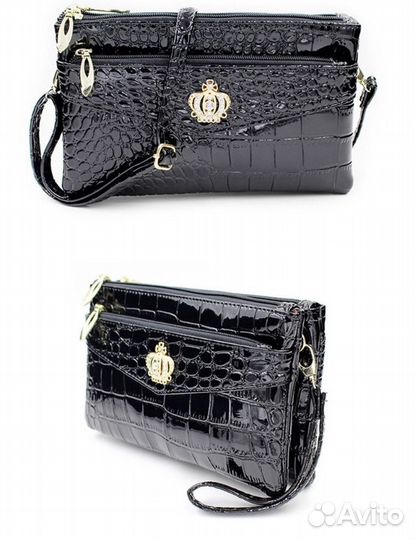 Новая Сумка 4 цвета кроссбоди лак кожа