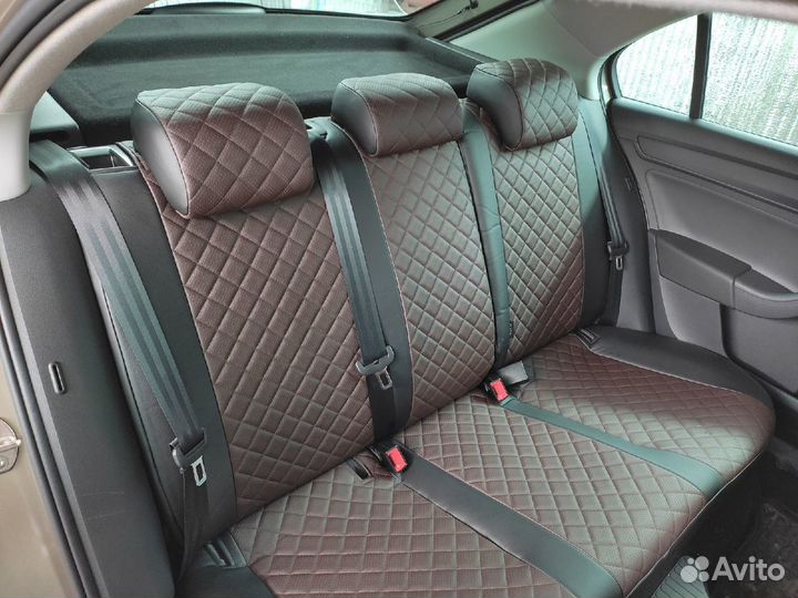 Чехлы Автопилот Rapid Черные с шоколадом