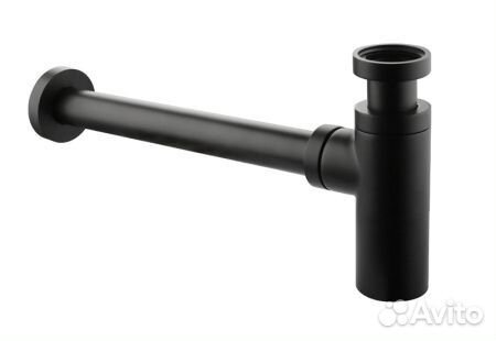 958L Сифон kaiser для раковины б/вып. (хром)