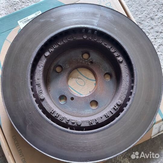 Диски тормозные переднии тайота камри