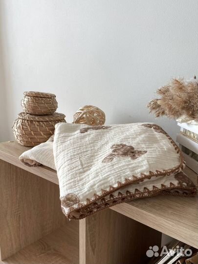 Муслиновый плед