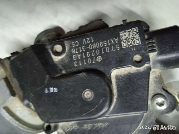 Моторчик трапеции dodge Charger LD