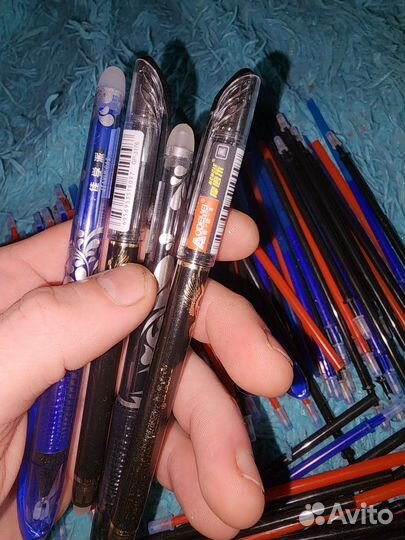 Ручка паста с исчезающими чернилами. 