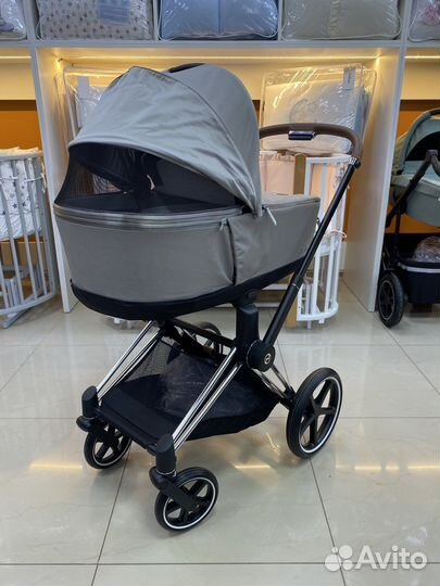 Cybex Priam IV Soho Grey Chrome Brown 2в1