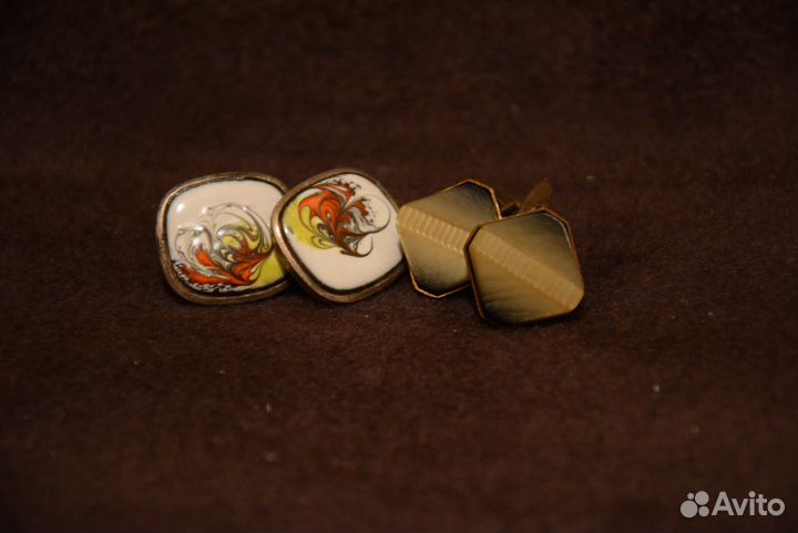 Старые запонки, 2 пары