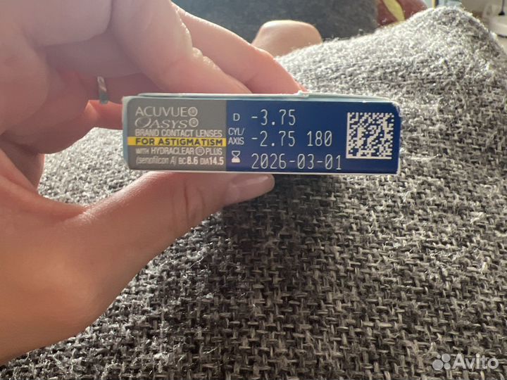 Линзы контактные acuvue oasys for astaigmatism