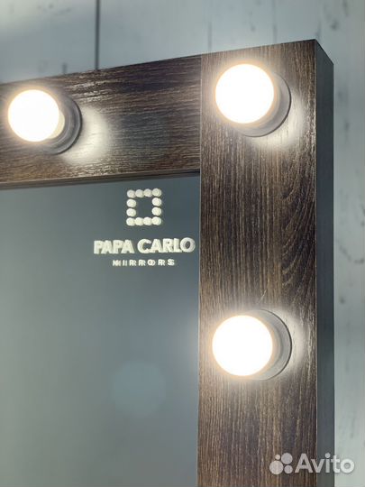 Зеркало с лампами