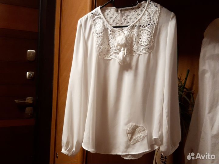 Блузка белая Desigual