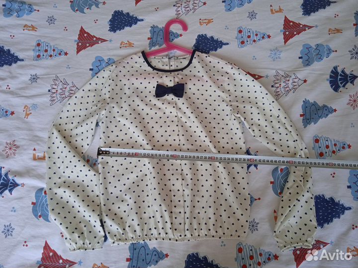 Блузка школьная на девочку 134-146