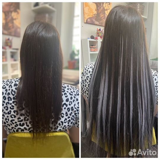 Наращивание биоволос (волосы+работа)