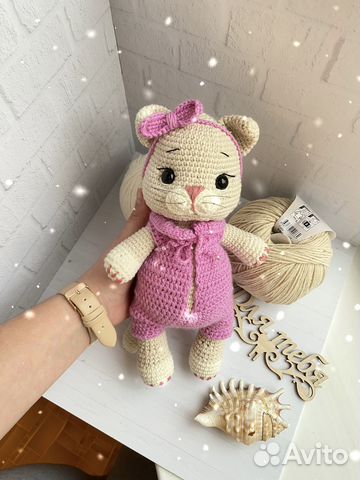 Котик ручной работы