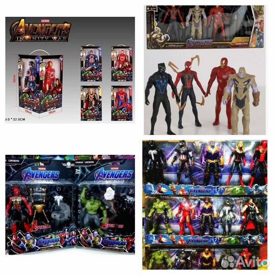 Наборы супергерои марвел хале человек паук