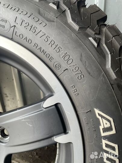 Колеса BFGoodrich 215/75R15 на Ваз Нива