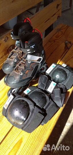 Ролики детские, размер 32-35 регулируемые