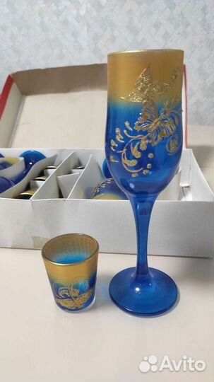Хрустальные фужеры набор