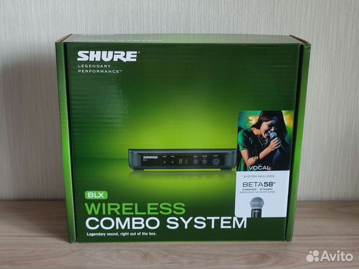Радиомикрофоны Shure Blx24 Beta58A новые в коробке