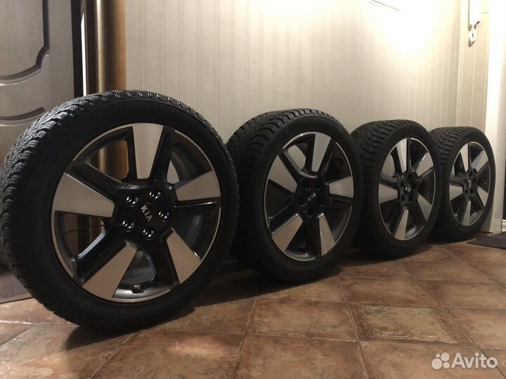 Колеса в сборе r18 зимние шипы