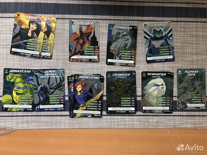 Карточки черепашки ниндзя (путь ниндзя )