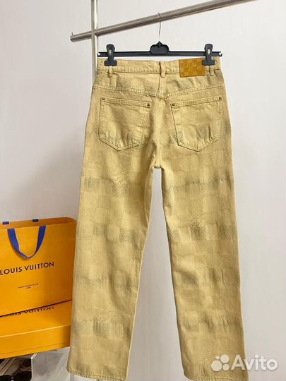 Джинсы однотонные мужские Louis Vuitton