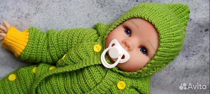 Шапка детская 0-3 мес