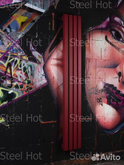 Вертикальный радиатор Steel-Hot от завода батарея