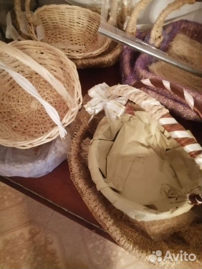 Свадебные аксессуары набор корзин