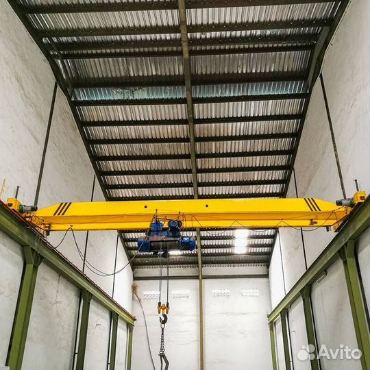 Опорный кран электрический в цех 7.5 2 т