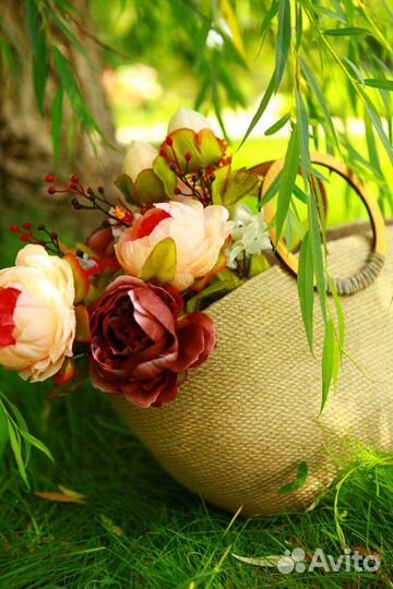 Сумка Пляжная из джута