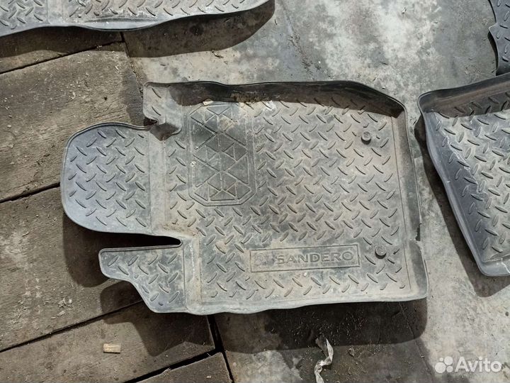 Ковры резиновые рено сандеро
