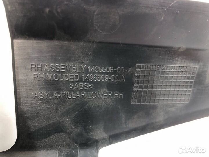 Накладка стойки А Tesla Model X 2019 1496508-00-A