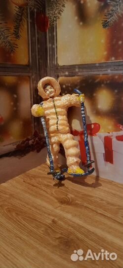 Ватные елочные игрушки