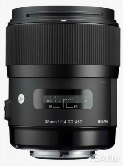 Объектив Sigma AF 35mm f/1.4 DG HSM Art Canon EF