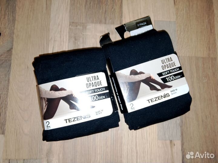 Колготки Tezenis 100den 4шт новые