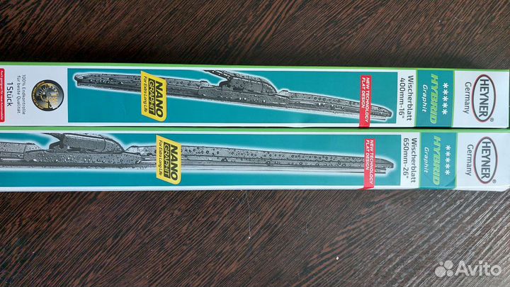 Щетки стеклоочистителя 650 и 400 Heyner