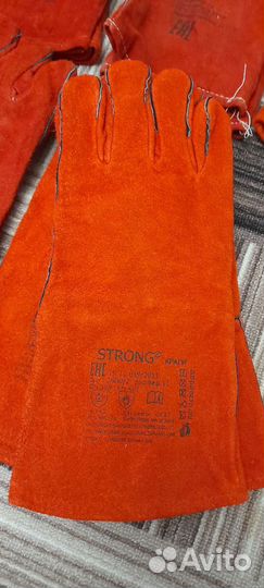 Мужские кожаные перчатки новые