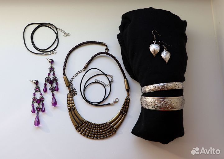Украшения в стиле бохо (серьги, колье, браслеты)