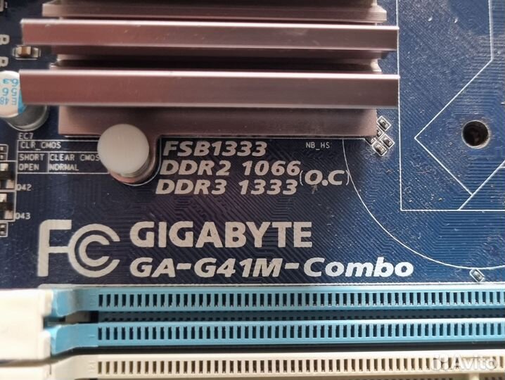 Материнская плата с процессором