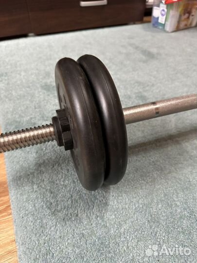 Штанга, блины, гантели