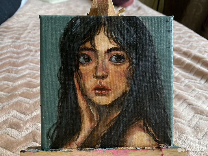 Картина на хосте ручной работы на заказ