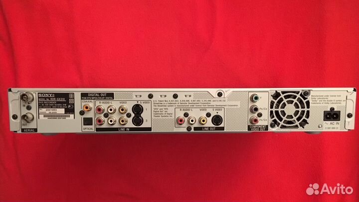 DVD recorder sony RDR-GX310 б/у