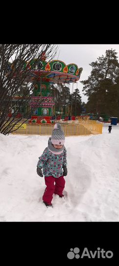 Шапка и снуд для девочки