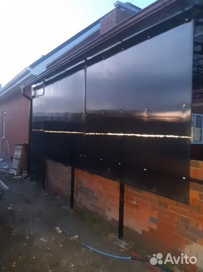 Высокой прочности Навесы из поликарбоната на закак