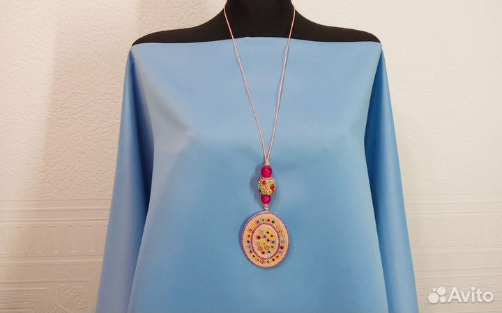 Крупный кулон бижутерия